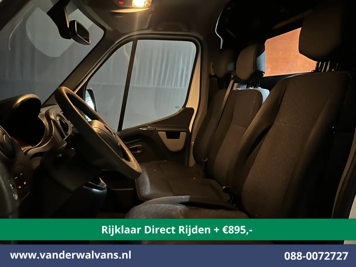2.3 CDTI L3H2 Euro6 *Rijklaar Direct Rijden* Airco | Imperiaal | 2500kg Trekhaak | Cruisecontrol | Parkeersensoren Sidebars, Bijrijdersbank