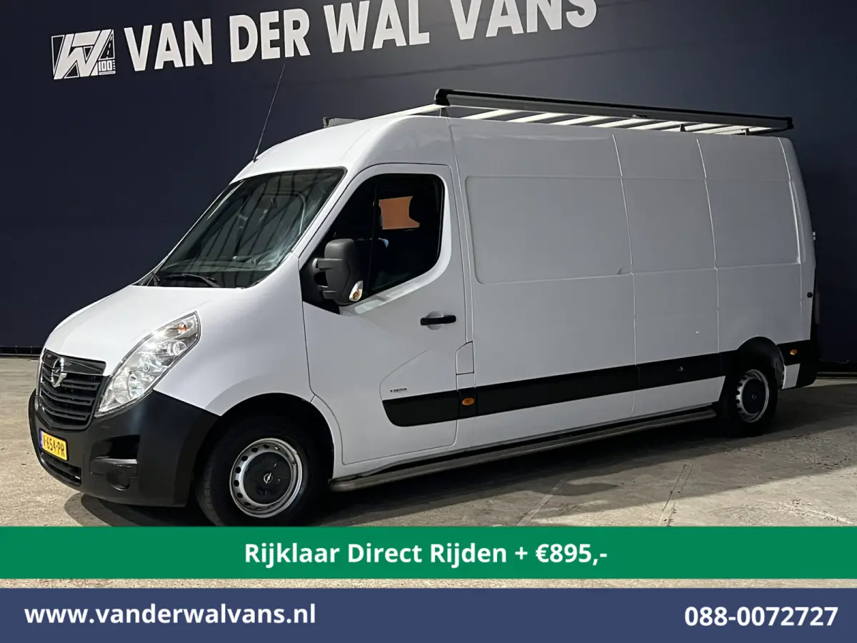2.3 CDTI L3H2 Euro6 *Rijklaar Direct Rijden* Airco | Imperiaal | 2500kg Trekhaak | Cruisecontrol | Parkeersensoren Sidebars, Bijrijdersbank