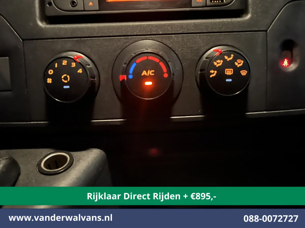 2.3 CDTI L3H2 Euro6 *Rijklaar Direct Rijden* Airco | Imperiaal | 2500kg Trekhaak | Cruisecontrol | Parkeersensoren Sidebars, Bijrijdersbank