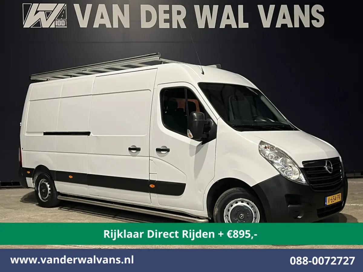 2.3 CDTI L3H2 Euro6 *Rijklaar Direct Rijden* Airco | Imperiaal | 2500kg Trekhaak | Cruisecontrol | Parkeersensoren Sidebars, Bijrijdersbank