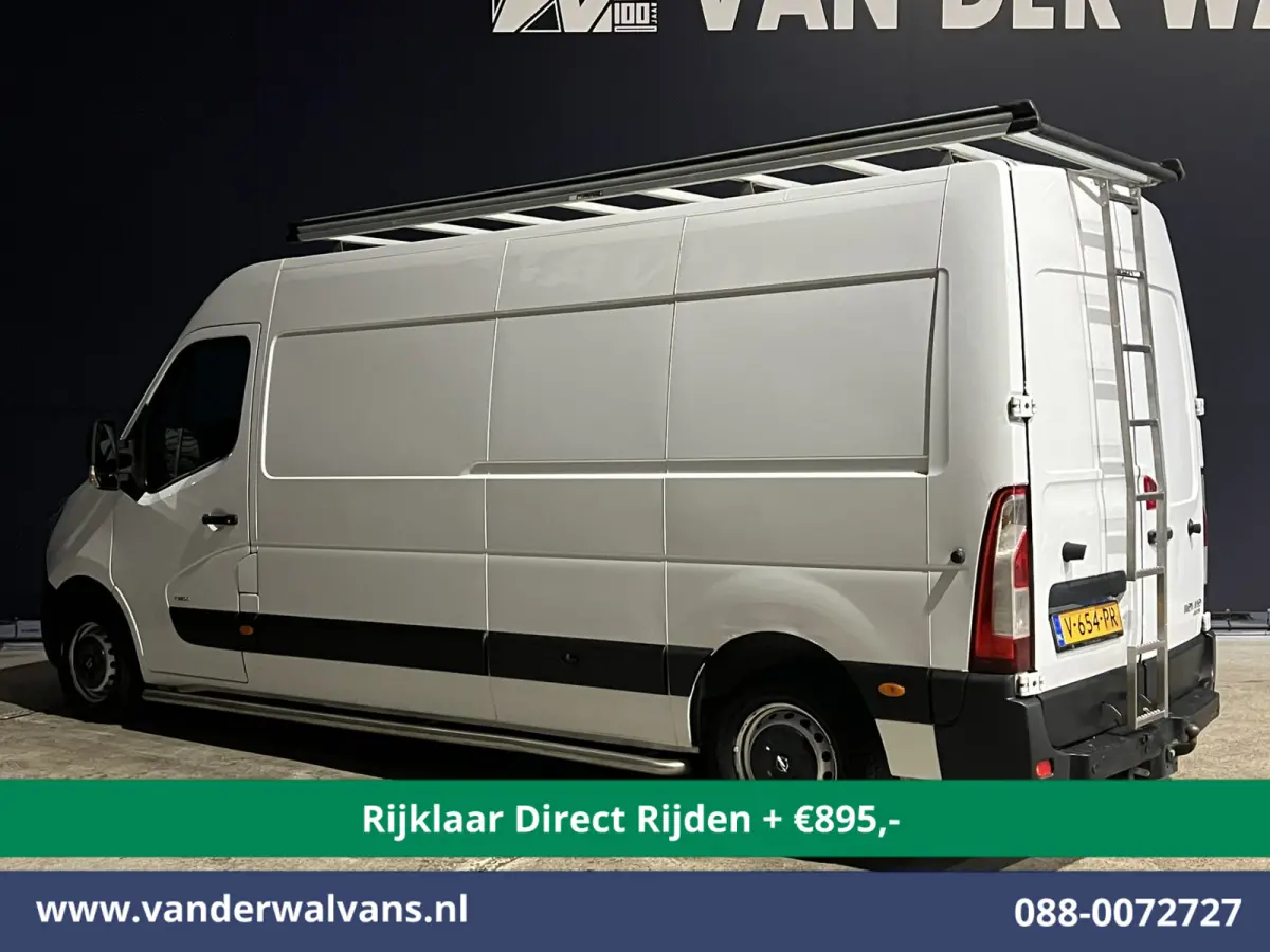 2.3 CDTI L3H2 Euro6 *Rijklaar Direct Rijden* Airco | Imperiaal | 2500kg Trekhaak | Cruisecontrol | Parkeersensoren Sidebars, Bijrijdersbank