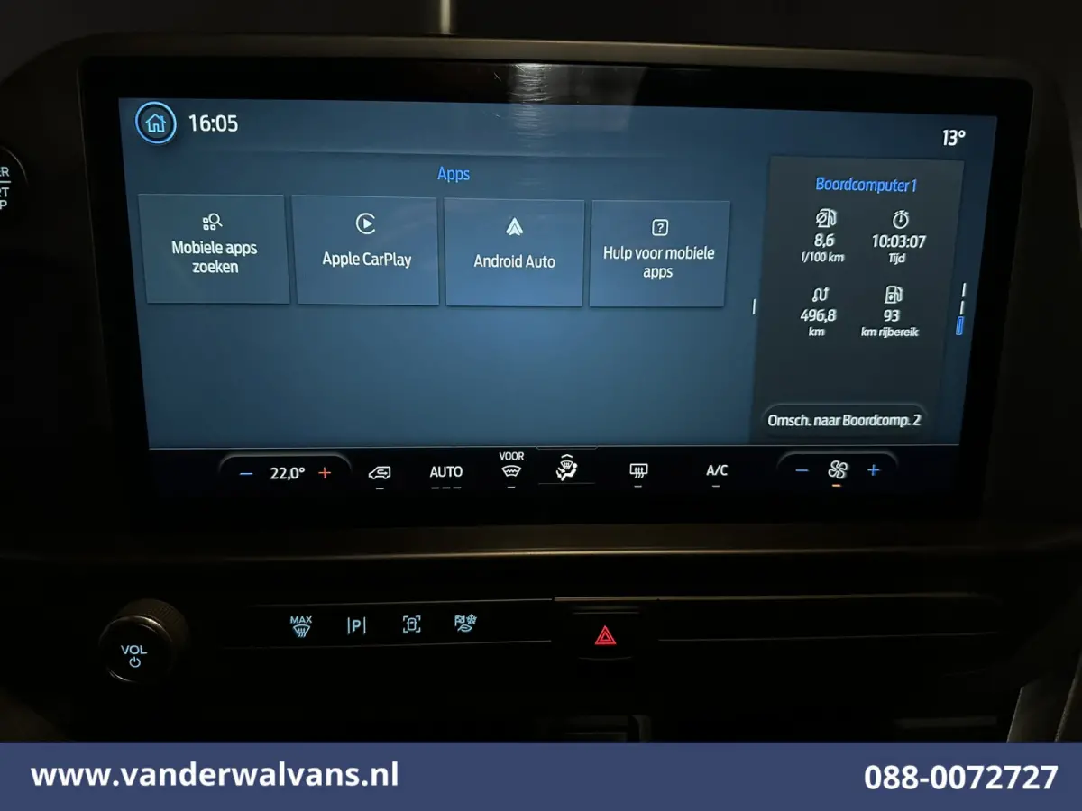 2.0 TDCI 136pk L1H1 Euro6 Airco | Camera | Apple Carplay | LED | Cruisecontrol Android Auto, Verwarmde voorruit, Parkeersensoren, Bijrijdersbank, 2740kg trekvermogen
