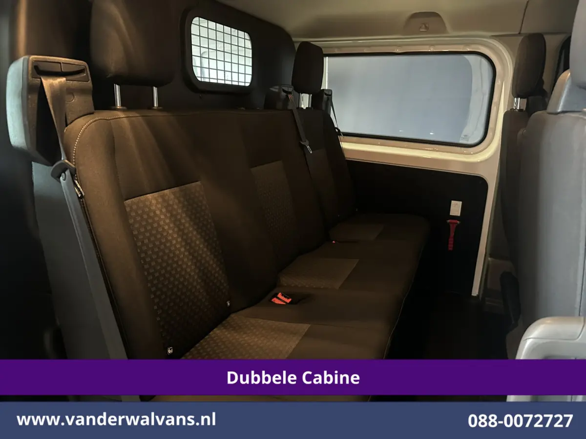 2.0 TDCI 130pk L2H1 Dubbele Cabine Euro6 inrichting | Airco | 6-Zits | LED | Cruisecontrol | Parkeersensoren Achterklep, 2800kg Trekvermogen