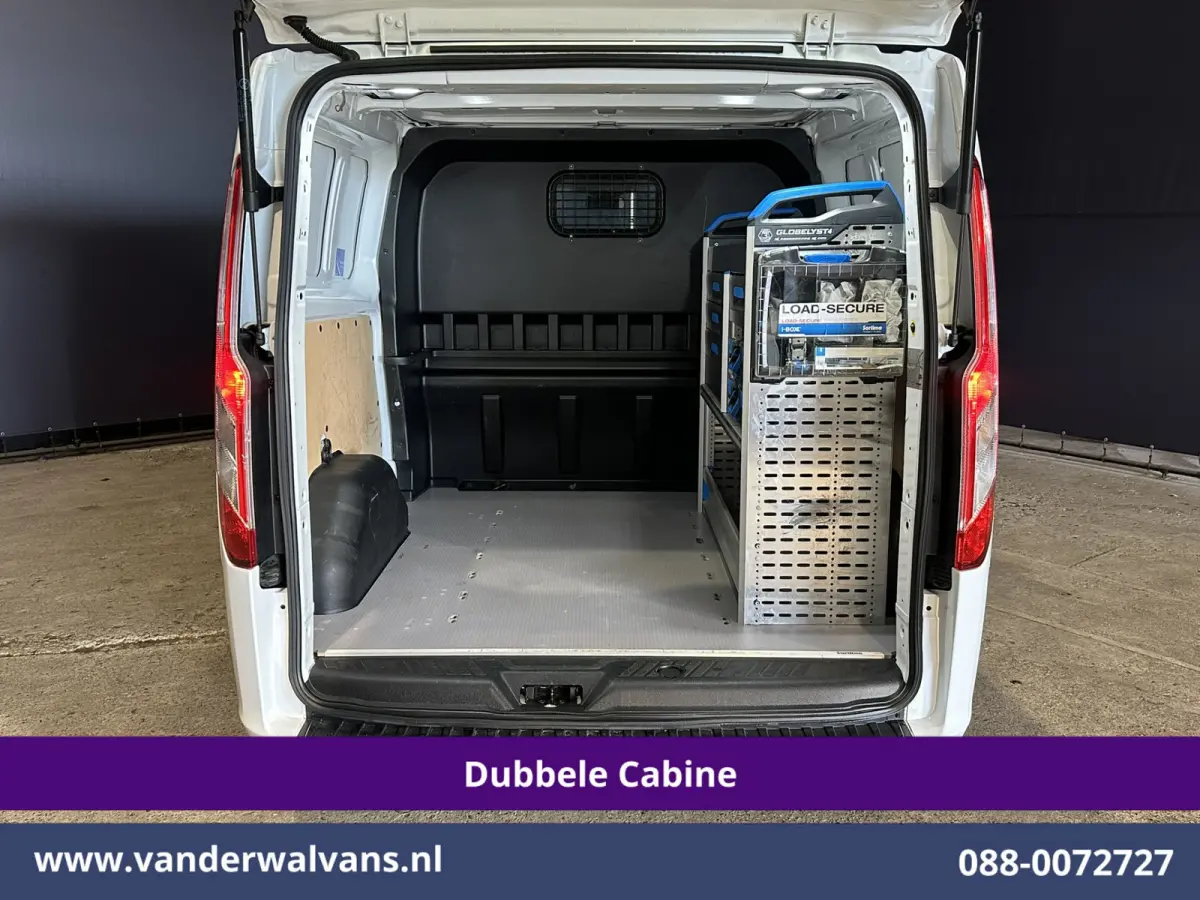 2.0 TDCI 130pk L2H1 Dubbele Cabine Euro6 inrichting | Airco | 6-Zits | LED | Cruisecontrol | Parkeersensoren Achterklep, 2800kg Trekvermogen