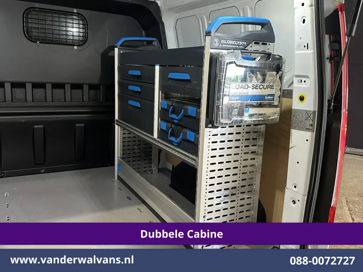 2.0 TDCI 130pk L2H1 Dubbele Cabine Euro6 inrichting | Airco | 6-Zits | LED | Cruisecontrol | Parkeersensoren Achterklep, 2800kg Trekvermogen
