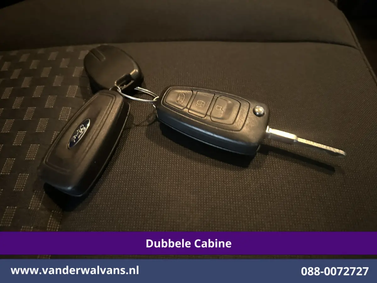 2.0 TDCI 130pk L2H1 Dubbele Cabine Euro6 inrichting | Airco | 6-Zits | LED | Cruisecontrol | Parkeersensoren Achterklep, 2800kg Trekvermogen