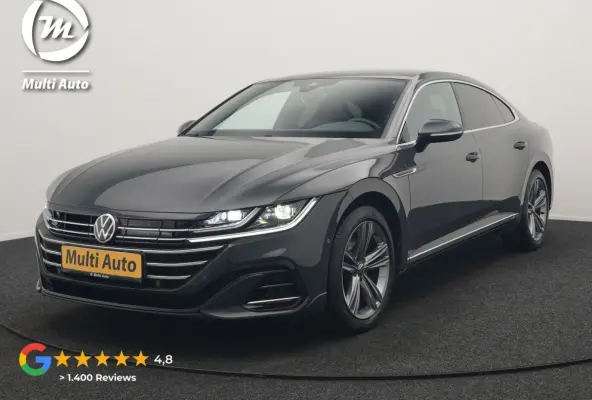 1.4 TSI eHybrid R-Line Plug In Hybrid 218pk Dealer O.H. PHEV | Lederen Sportstoelen Memory & Massage | Adaptive Cruise | Camera | Matrix LED | Apple Carplay | Voorstoelen Verwarmd | Blis | V