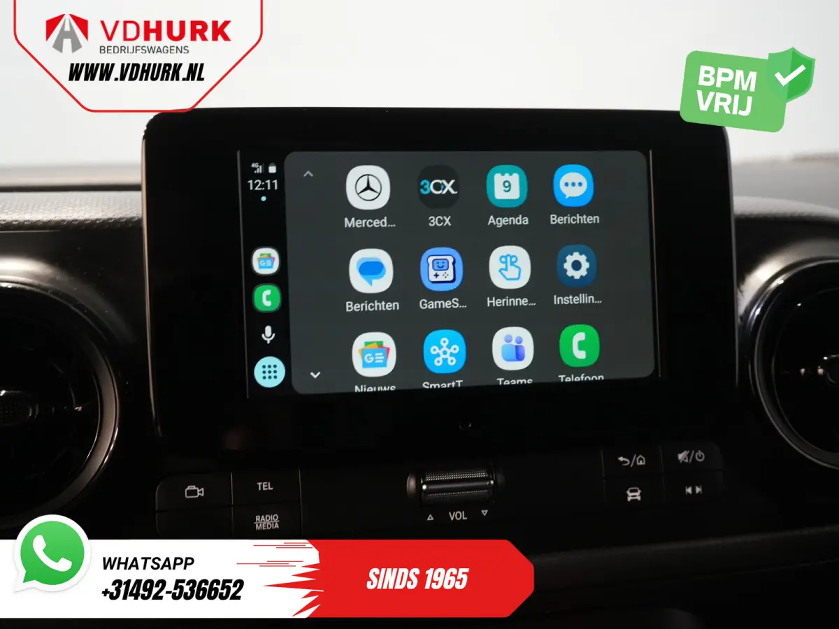 110 CDI Aut. 2x Schuifdeur/ Inrichting/ Stoelverw./ Carplay/ Camera/ Cruise/ Trekhaak/ Airco