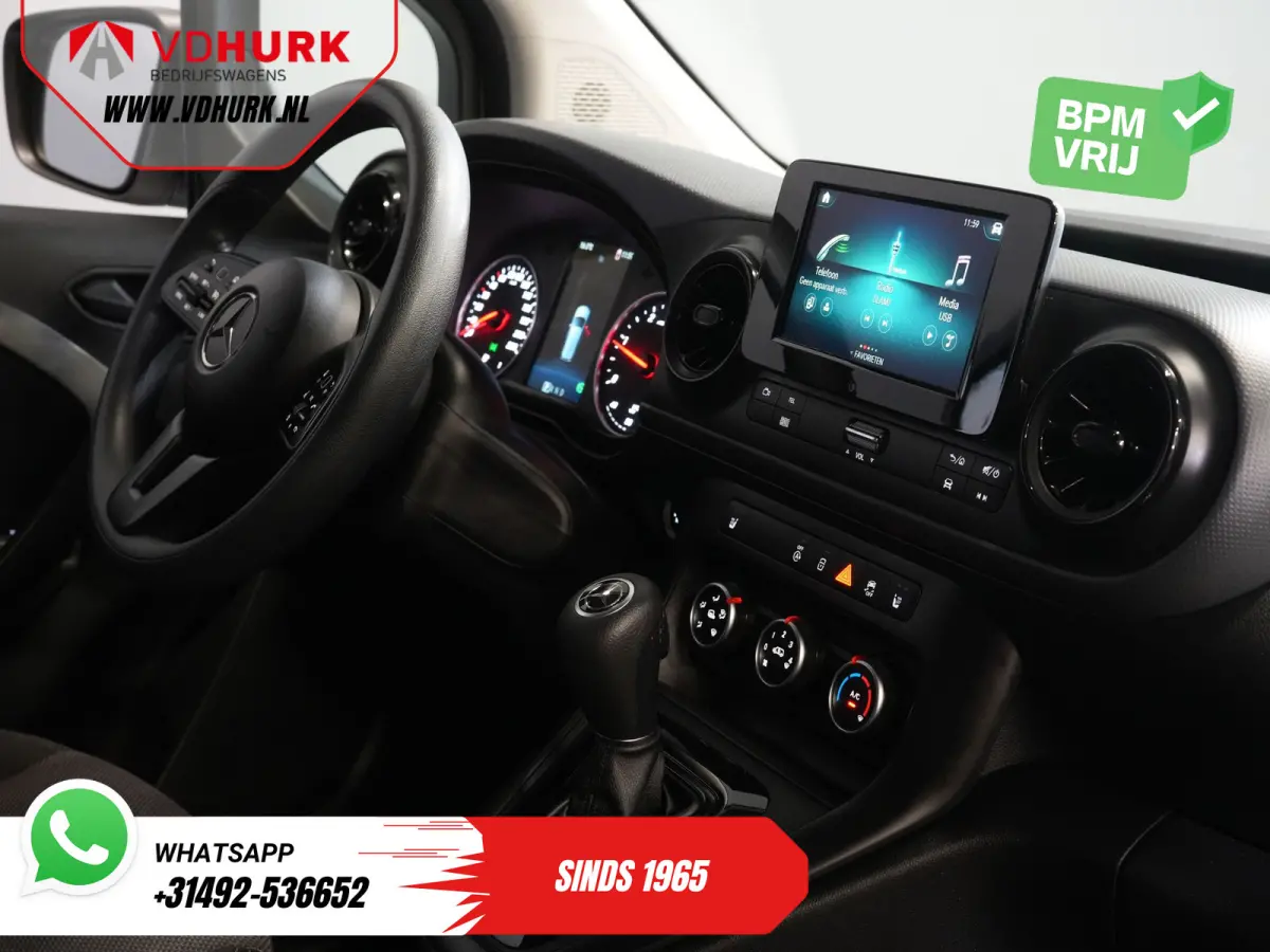 110 CDI Aut. 2x Schuifdeur/ Inrichting/ Stoelverw./ Carplay/ Camera/ Cruise/ Trekhaak/ Airco