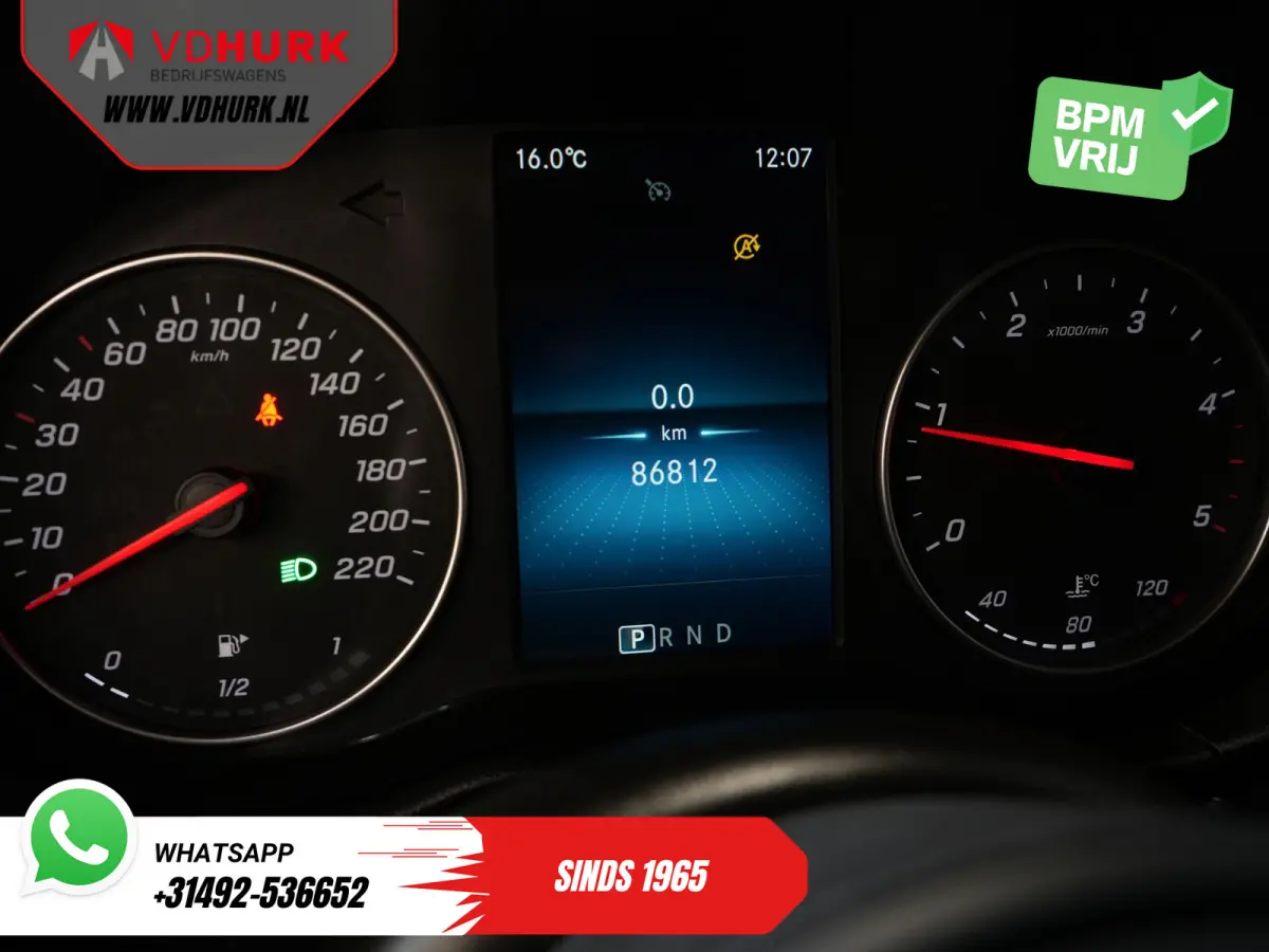 110 CDI Aut. 2x Schuifdeur/ Inrichting/ Stoelverw./ Carplay/ Camera/ Cruise/ Trekhaak/ Airco