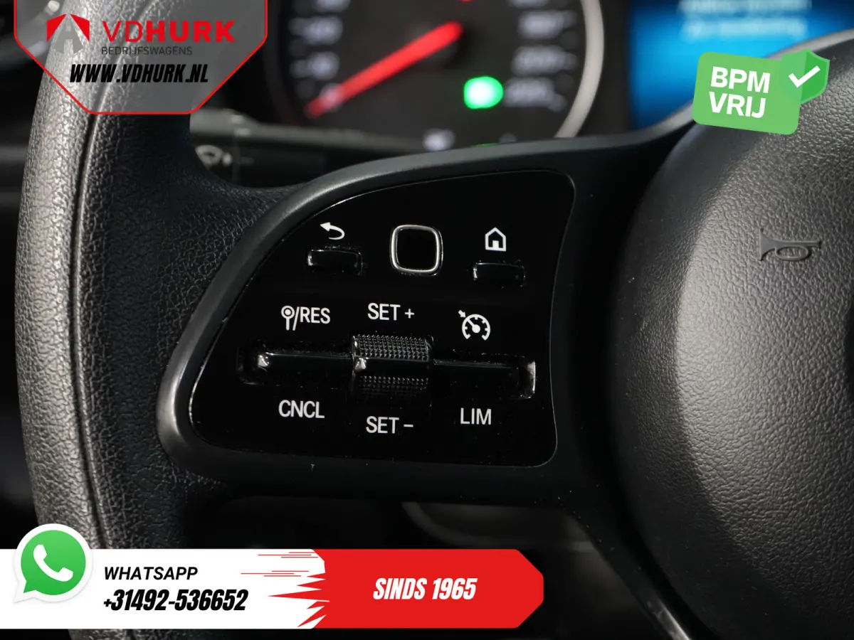 110 CDI Aut. 2x Schuifdeur/ Inrichting/ Stoelverw./ Carplay/ Camera/ Cruise/ Trekhaak/ Airco