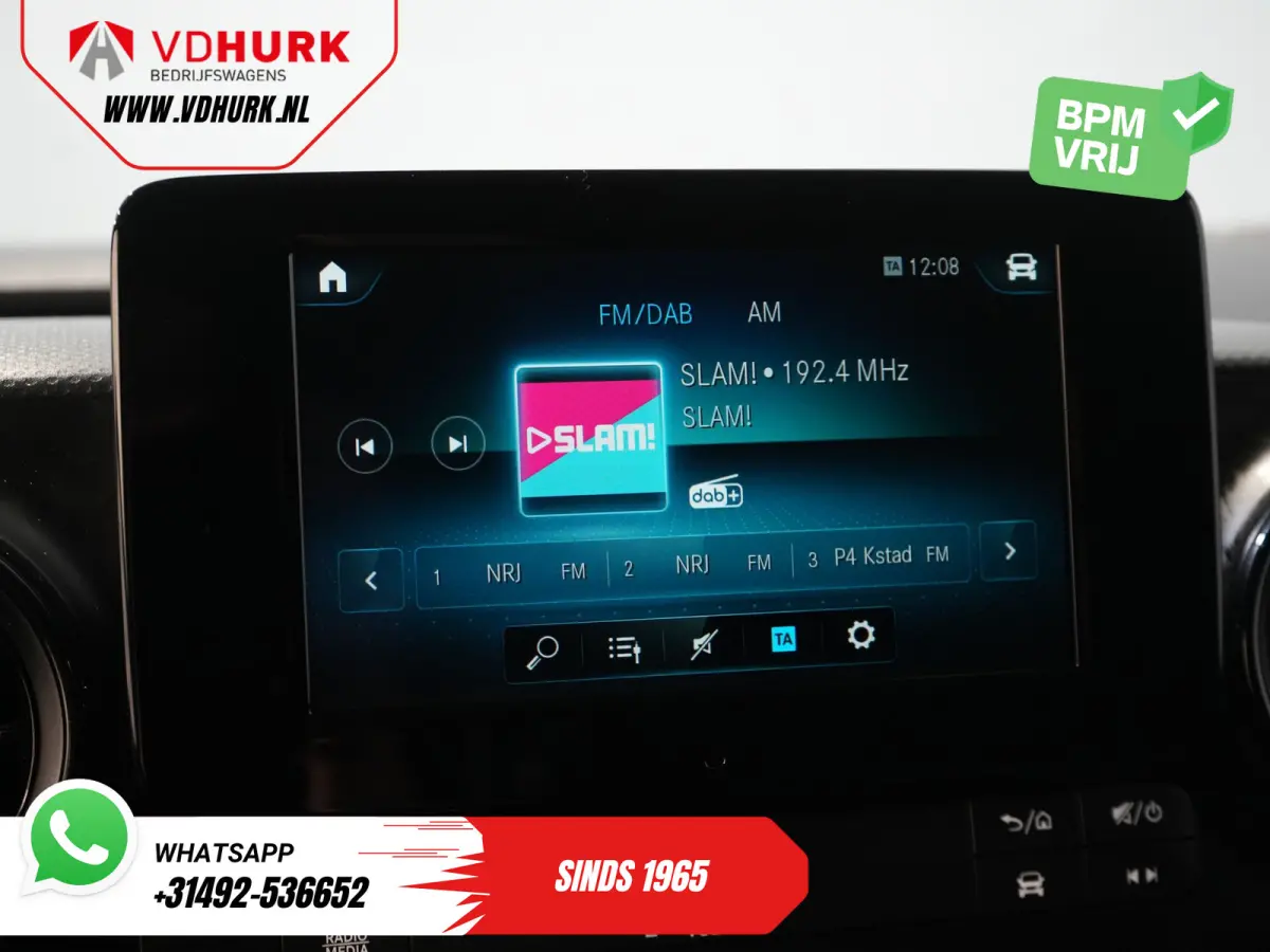 110 CDI Aut. 2x Schuifdeur/ Inrichting/ Stoelverw./ Carplay/ Camera/ Cruise/ Trekhaak/ Airco