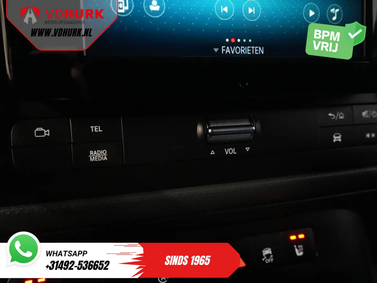 110 CDI Aut. 2x Schuifdeur/ Inrichting/ Stoelverw./ Carplay/ Camera/ Cruise/ Trekhaak/ Airco
