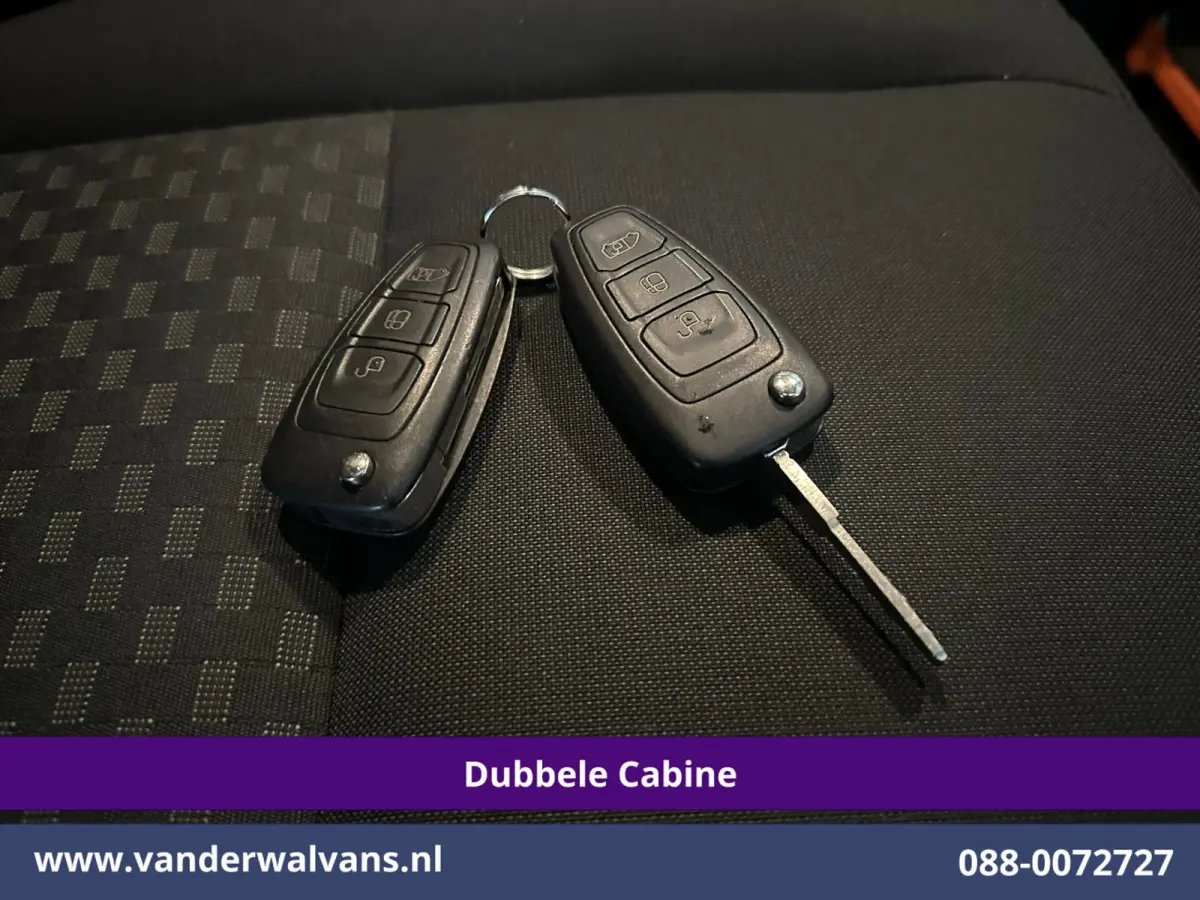 2.0 TDCI 130pk L2H1 Dubbele Cabine Euro6 Airco | 6-Zits | Camera | LED | Cruisecontrol | 2800kg Trekhaak Android Auto, Verwarmde voorruit, Stoelverwarming, Parkeersensoren, Dakdragers