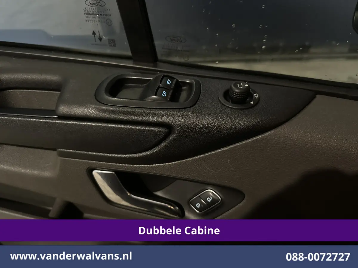 2.0 TDCI 130pk L2H1 Dubbele Cabine Euro6 Airco | 6-Zits | Camera | LED | Cruisecontrol | 2800kg Trekhaak Android Auto, Verwarmde voorruit, Stoelverwarming, Parkeersensoren, Dakdragers