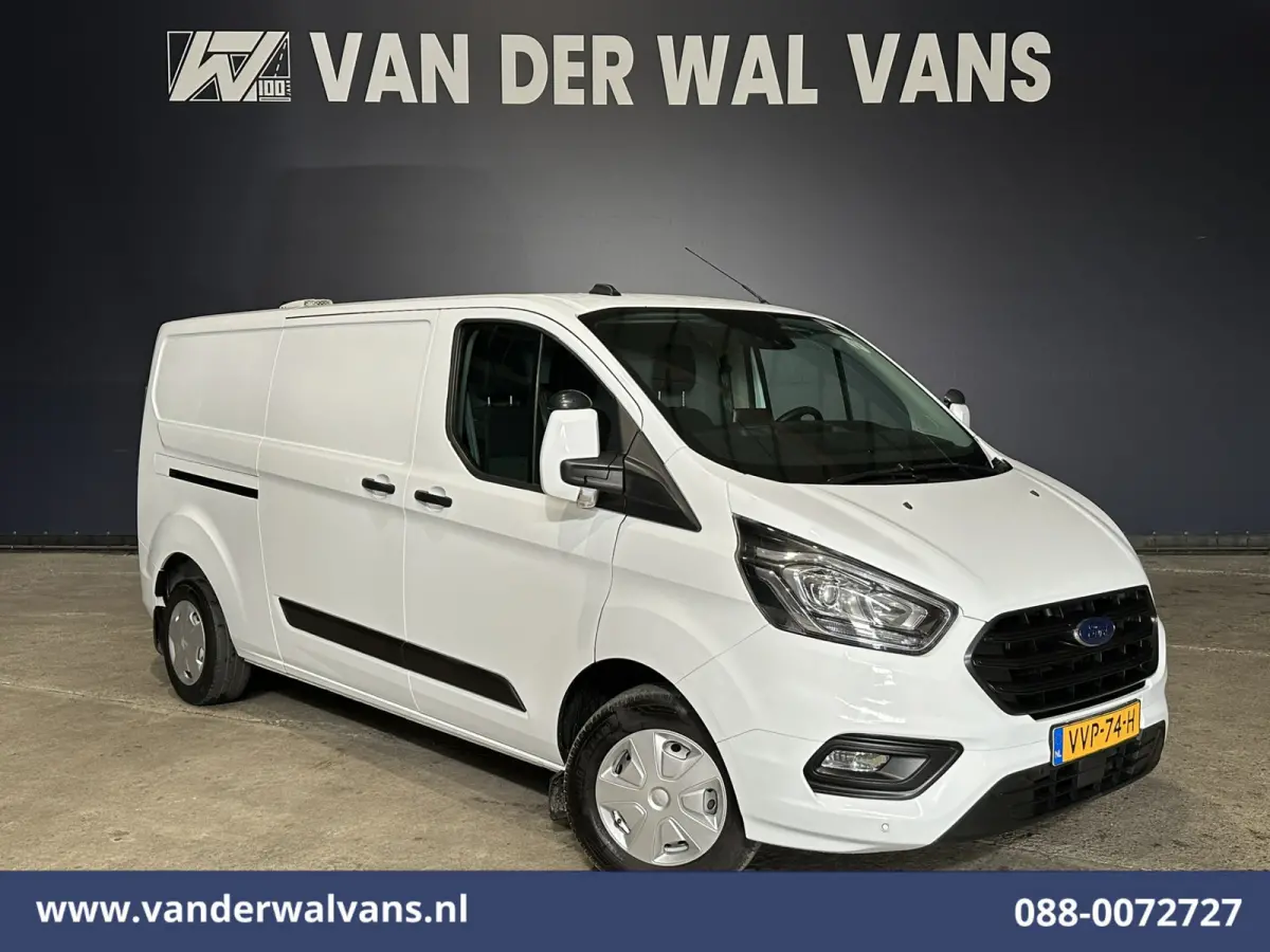 2.0 TDCI 130pk L2H1 Euro6 Airco | Camera | 2800kg Trekhaak | LED | Android Auto Cruisecontrol, Verwarmde voorruit, Stoelverwarming, Parkeersensoren, Bijrijdersbank