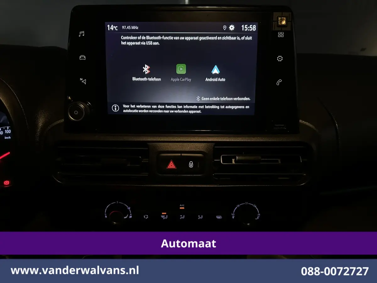 1.5D 131pk Automaat L1H1 Euro6 Airco | 3-Zits | Camera | Apple Carplay | Cruisecontrol Android Auto, Parkeersensoren, Bijrijdersbank
