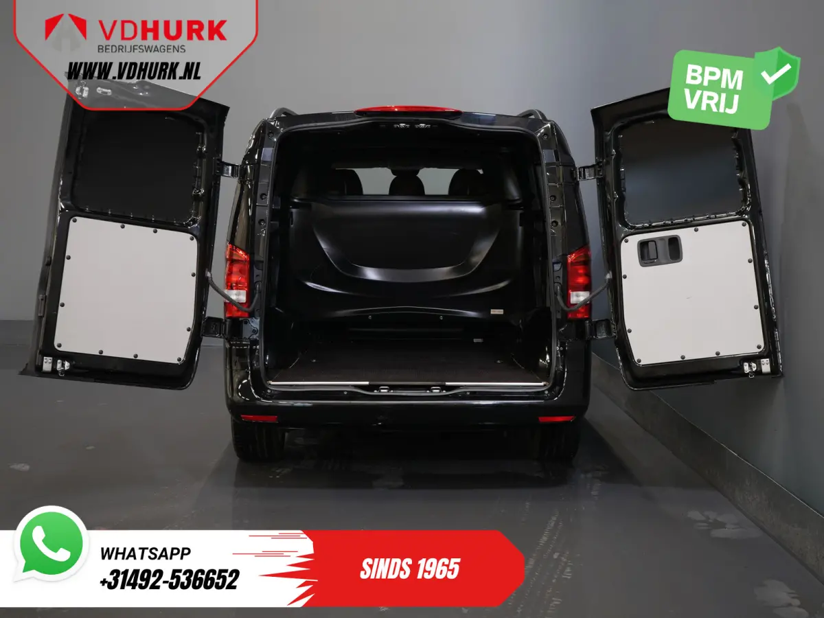 114 CDI Aut. DC Dubbel Cabine Buffl Leder/ 2x Schuifdeur/ Carplay/ Navi/ Spoiler/ Frontlip/ Sidebars/ 18”LMV/ Cruise/ Airco