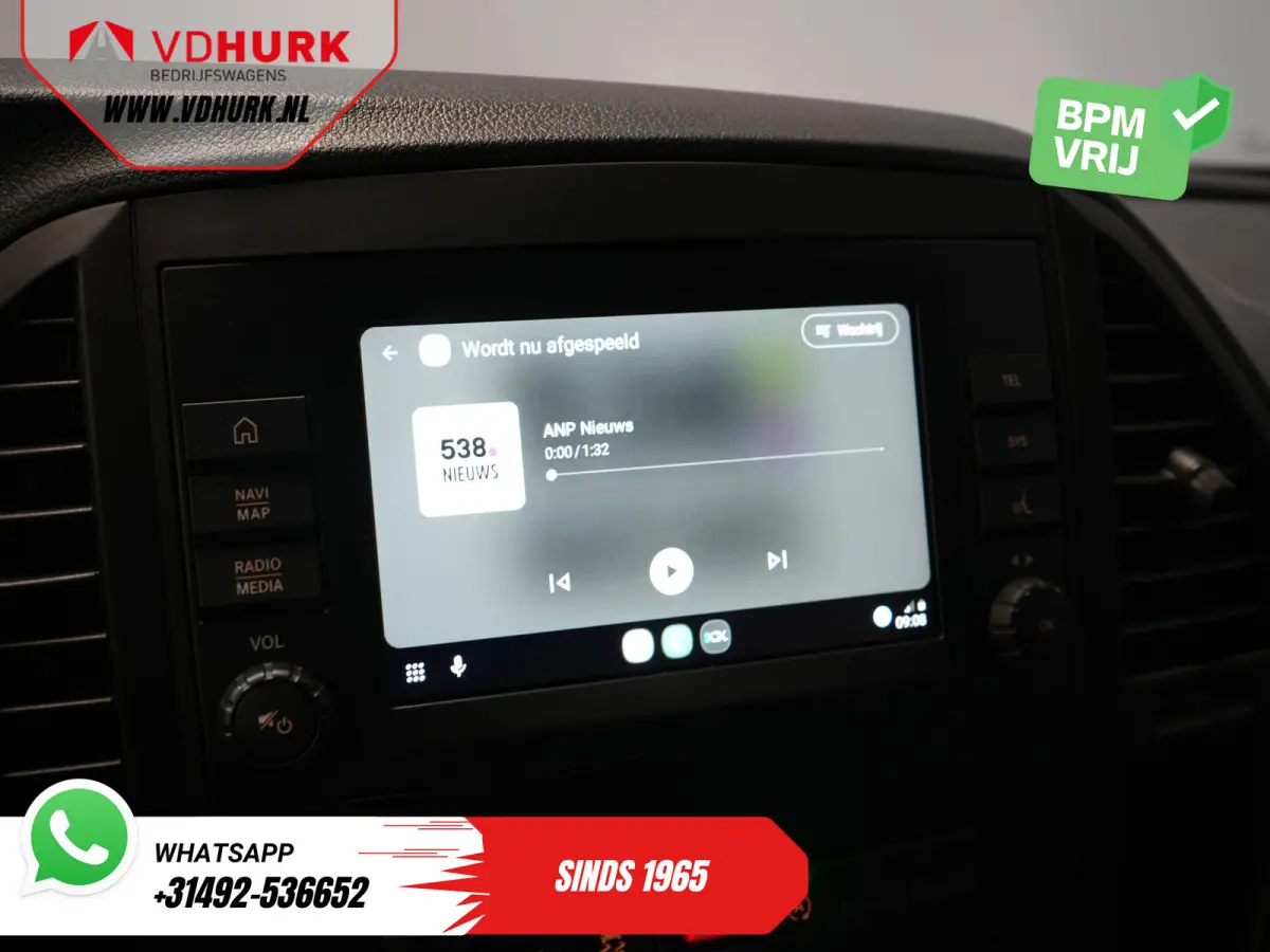 114 CDI Aut. DC Dubbel Cabine Buffl Leder/ 2x Schuifdeur/ Carplay/ Navi/ Spoiler/ Frontlip/ Sidebars/ 18”LMV/ Cruise/ Airco