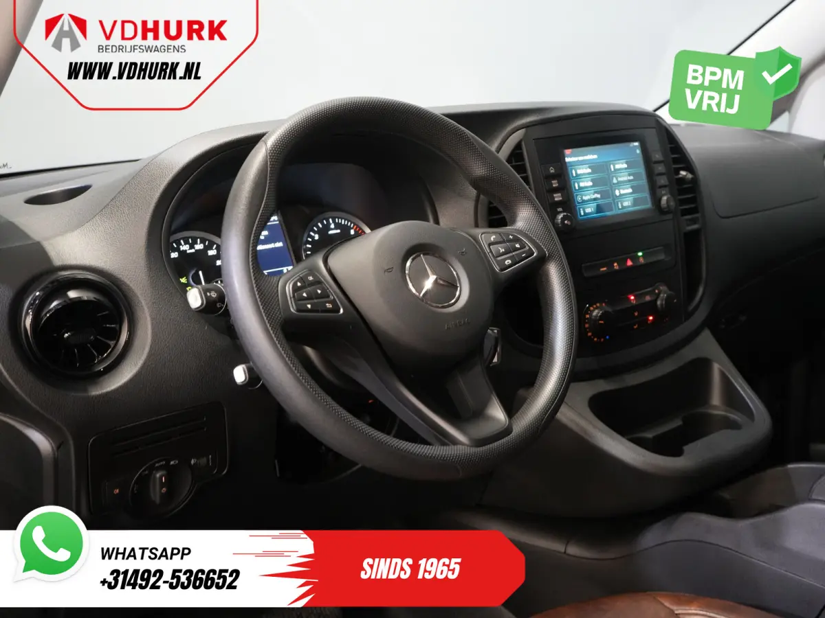 114 CDI Aut. DC Dubbel Cabine Buffl Leder/ 2x Schuifdeur/ Carplay/ Navi/ Spoiler/ Frontlip/ Sidebars/ 18”LMV/ Cruise/ Airco