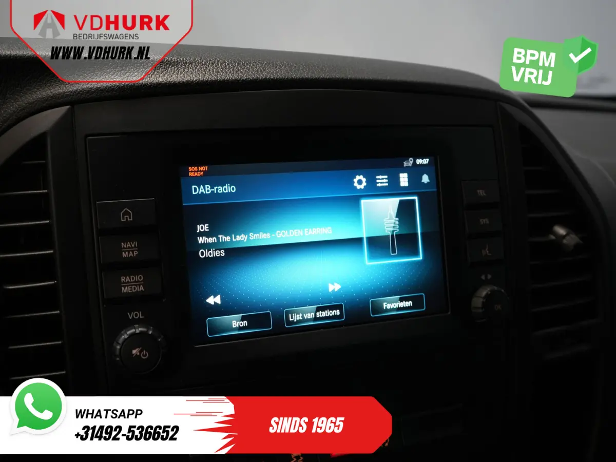 114 CDI Aut. DC Dubbel Cabine Buffl Leder/ 2x Schuifdeur/ Carplay/ Navi/ Spoiler/ Frontlip/ Sidebars/ 18”LMV/ Cruise/ Airco