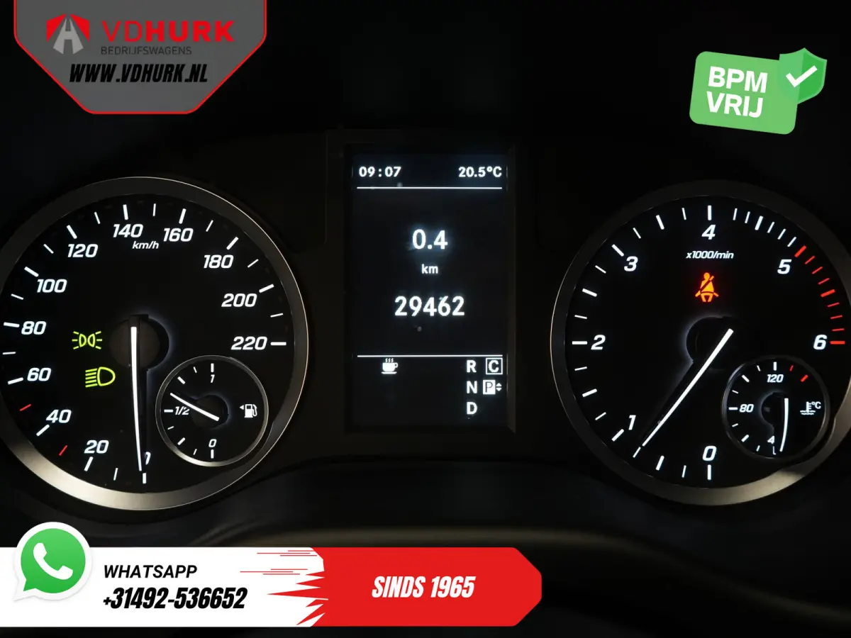 114 CDI Aut. DC Dubbel Cabine Buffl Leder/ 2x Schuifdeur/ Carplay/ Navi/ Spoiler/ Frontlip/ Sidebars/ 18”LMV/ Cruise/ Airco