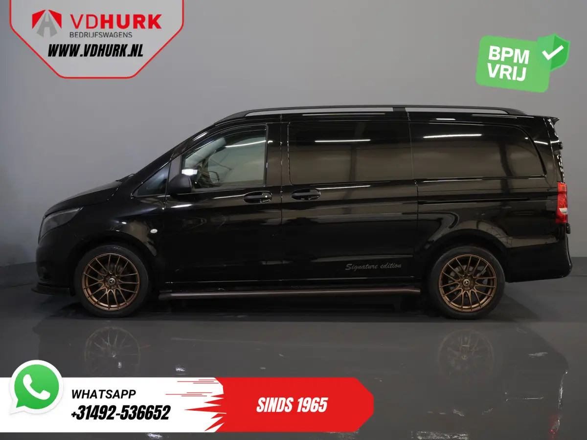 114 CDI Aut. DC Dubbel Cabine Buffl Leder/ 2x Schuifdeur/ Carplay/ Navi/ Spoiler/ Frontlip/ Sidebars/ 18”LMV/ Cruise/ Airco