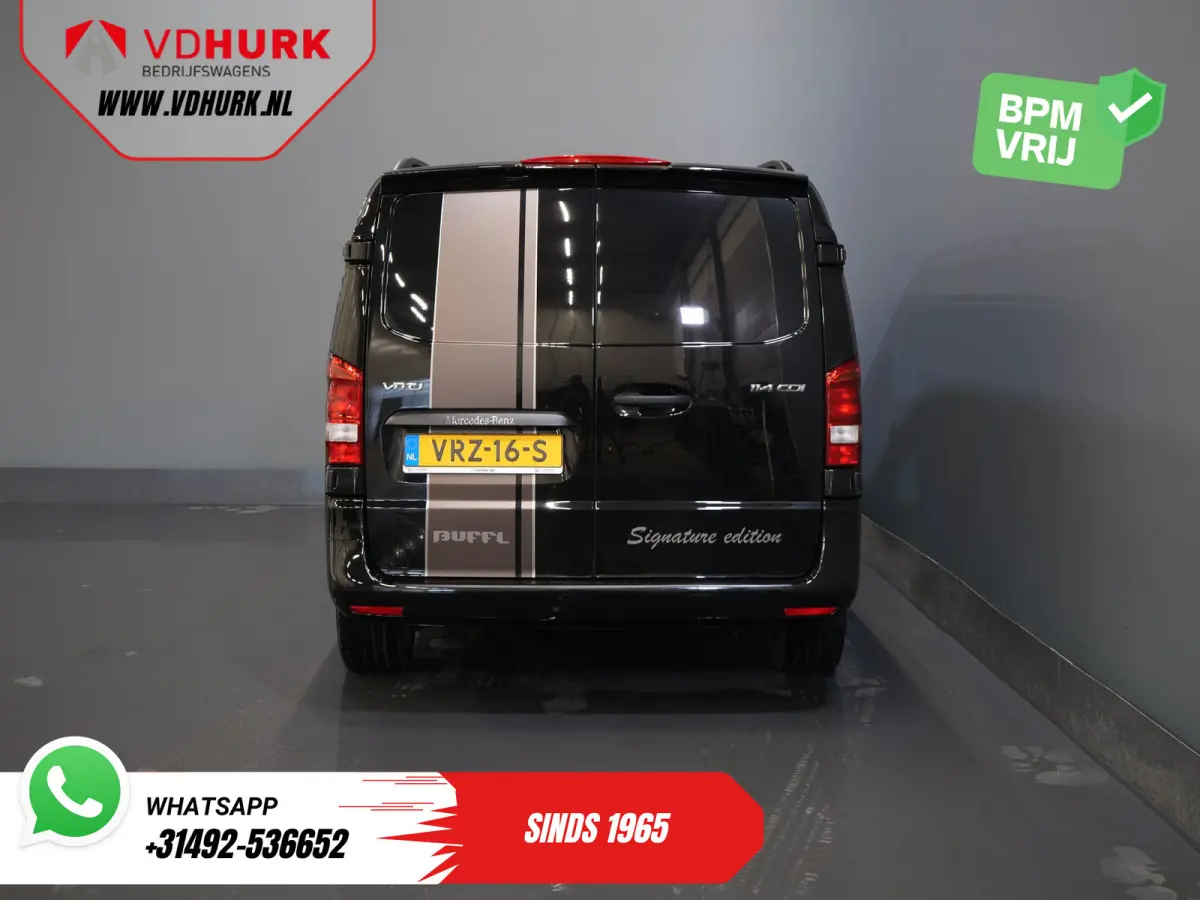 114 CDI Aut. DC Dubbel Cabine Buffl Leder/ 2x Schuifdeur/ Carplay/ Navi/ Spoiler/ Frontlip/ Sidebars/ 18”LMV/ Cruise/ Airco
