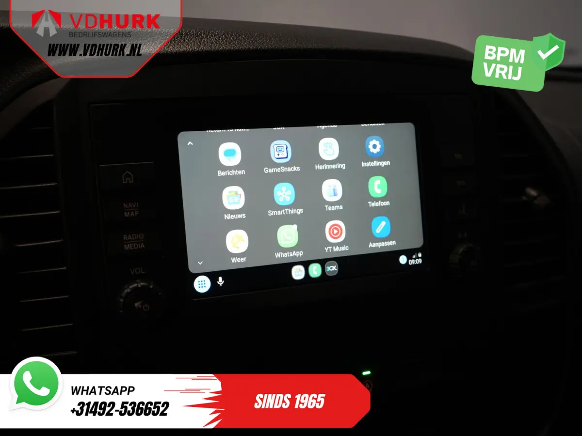 114 CDI Aut. DC Dubbel Cabine Buffl Leder/ 2x Schuifdeur/ Carplay/ Navi/ Spoiler/ Frontlip/ Sidebars/ 18”LMV/ Cruise/ Airco