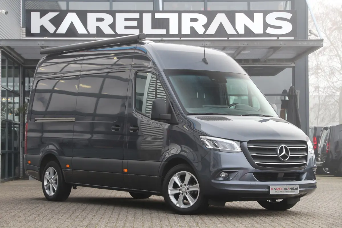 317 CDI | Aut. | L2H2 | Omvormer | Inrichting | Luifel | 3.5t trekgewicht..