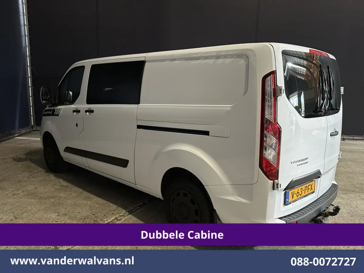 2.0 TDCI 170pk L2H1 Dubbele Cabine Euro6 Airco | 5-Zits | 2x Zijdeur | Camera | Navigatie | LED, Apple Carplay, Android Auto, Cruisecontrol, Verwarmde voorruit, Trekhaak, Parkeersensoren