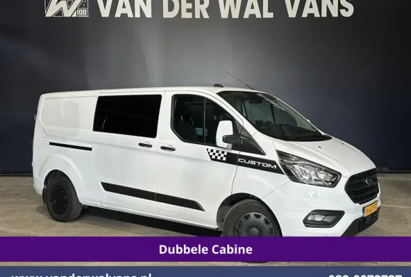 2.0 TDCI 170pk L2H1 Dubbele Cabine Euro6 Airco | 5-Zits | 2x Zijdeur | Camera | Navigatie | LED, Apple Carplay, Android Auto, Cruisecontrol, Verwarmde voorruit, Trekhaak, Parkeersensoren