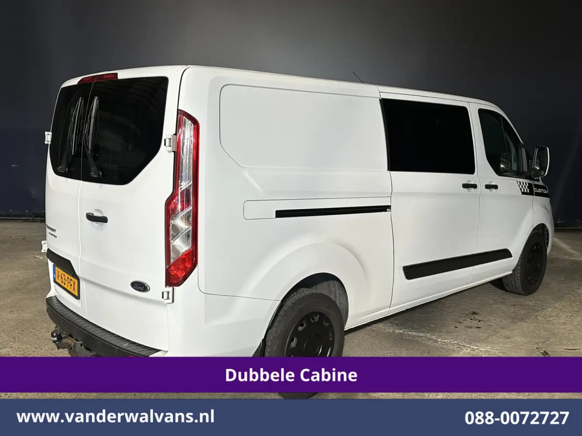 2.0 TDCI 170pk L2H1 Dubbele Cabine Euro6 Airco | 5-Zits | 2x Zijdeur | Camera | Navigatie | LED, Apple Carplay, Android Auto, Cruisecontrol, Verwarmde voorruit, Trekhaak, Parkeersensoren