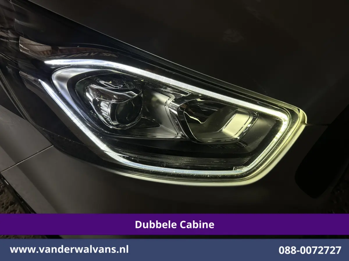 2.0 TDCI 170pk L2H1 Dubbele Cabine Euro6 Airco | 5-Zits | 2x Zijdeur | Camera | Navigatie | LED, Apple Carplay, Android Auto, Cruisecontrol, Verwarmde voorruit, Trekhaak, Parkeersensoren