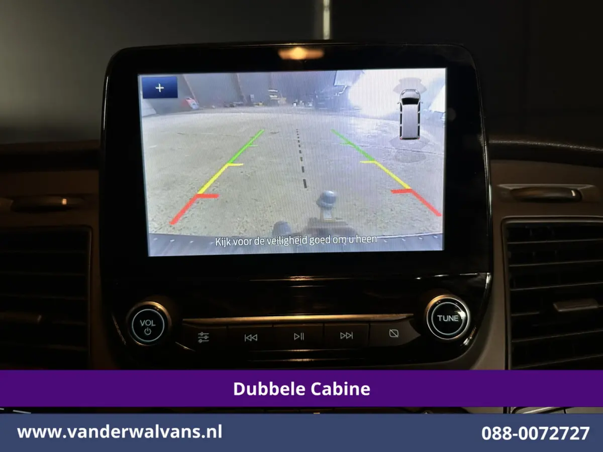 2.0 TDCI 170pk L2H1 Dubbele Cabine Euro6 Airco | 5-Zits | 2x Zijdeur | Camera | Navigatie | LED, Apple Carplay, Android Auto, Cruisecontrol, Verwarmde voorruit, Trekhaak, Parkeersensoren