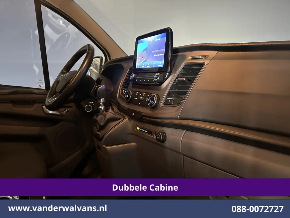 2.0 TDCI 170pk L2H1 Dubbele Cabine Euro6 Airco | 5-Zits | 2x Zijdeur | Camera | Navigatie | LED, Apple Carplay, Android Auto, Cruisecontrol, Verwarmde voorruit, Trekhaak, Parkeersensoren