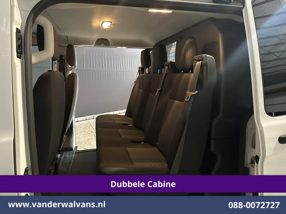 2.0 TDCI 170pk L2H1 Dubbele Cabine Euro6 Airco | 5-Zits | 2x Zijdeur | Camera | Navigatie | LED, Apple Carplay, Android Auto, Cruisecontrol, Verwarmde voorruit, Trekhaak, Parkeersensoren