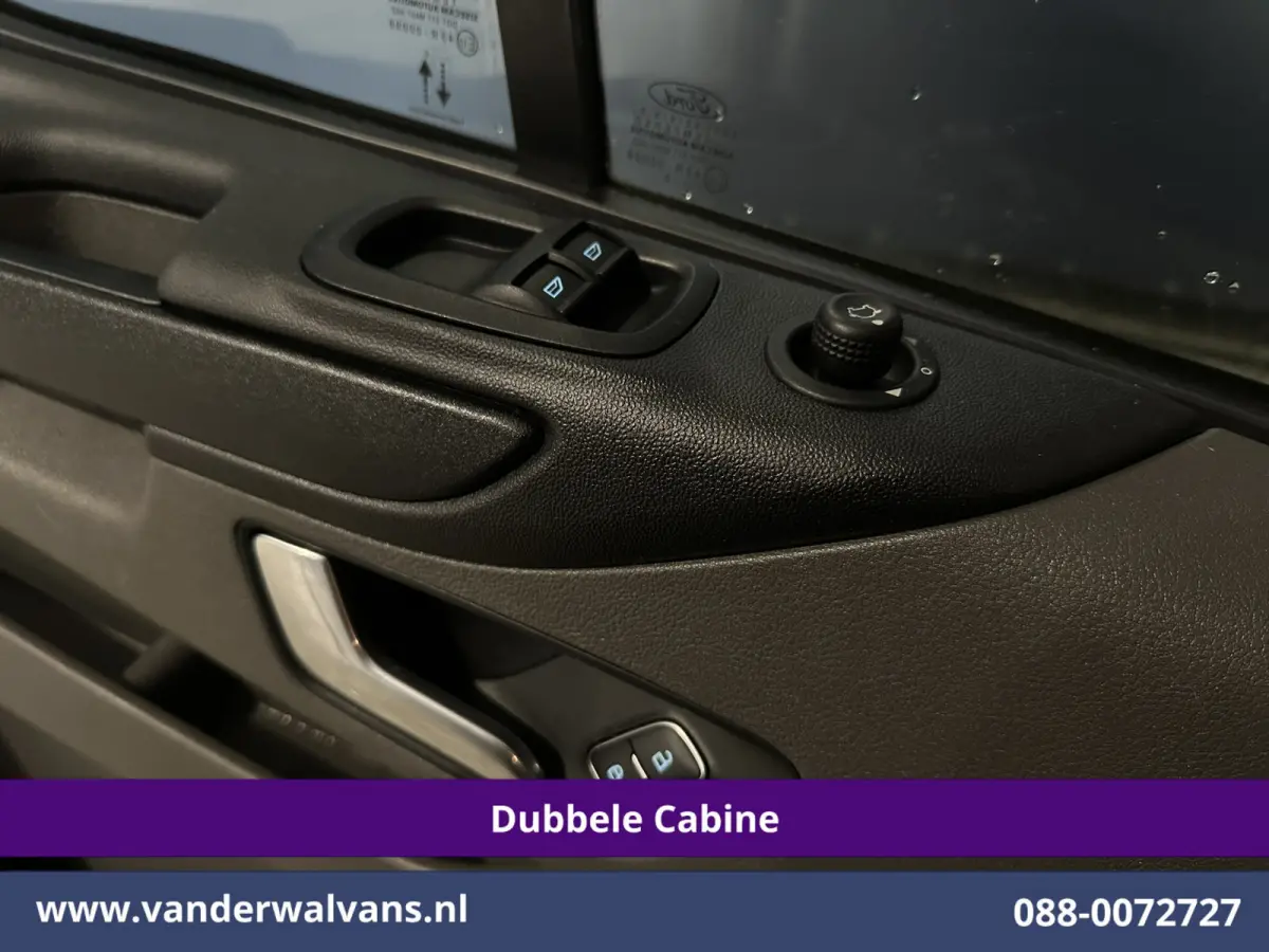 2.0 TDCI 170pk L2H1 Dubbele Cabine Euro6 Airco | 5-Zits | 2x Zijdeur | Camera | Navigatie | LED, Apple Carplay, Android Auto, Cruisecontrol, Verwarmde voorruit, Trekhaak, Parkeersensoren