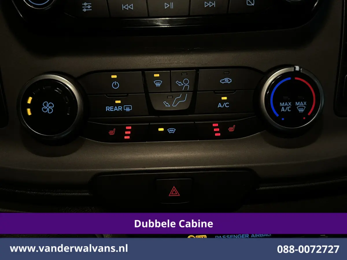 2.0 TDCI 170pk L2H1 Dubbele Cabine Euro6 Airco | 5-Zits | 2x Zijdeur | Camera | LED Apple Carplay, Android Auto, Cruisecontrol, Parkeersensoren, Stoelverwarming, Verwarmde voorruit 2800kg tr