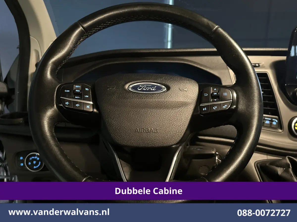 2.0 TDCI 170pk L2H1 Dubbele Cabine Euro6 Airco | 5-Zits | 2x Zijdeur | Camera | LED Apple Carplay, Android Auto, Cruisecontrol, Parkeersensoren, Stoelverwarming, Verwarmde voorruit 2800kg tr