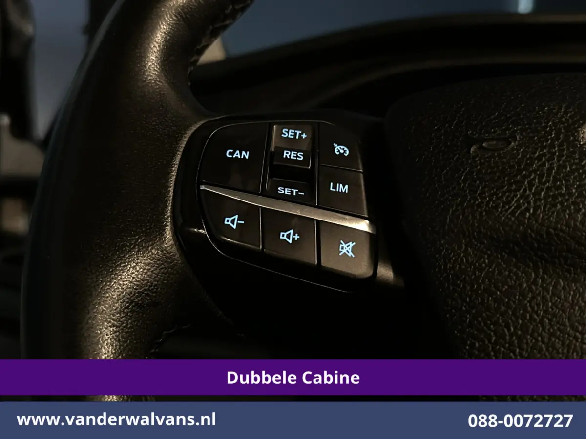 2.0 TDCI 170pk L2H1 Dubbele Cabine Euro6 Airco | 5-Zits | 2x Zijdeur | Camera | LED Apple Carplay, Android Auto, Cruisecontrol, Parkeersensoren, Stoelverwarming, Verwarmde voorruit 2800kg tr