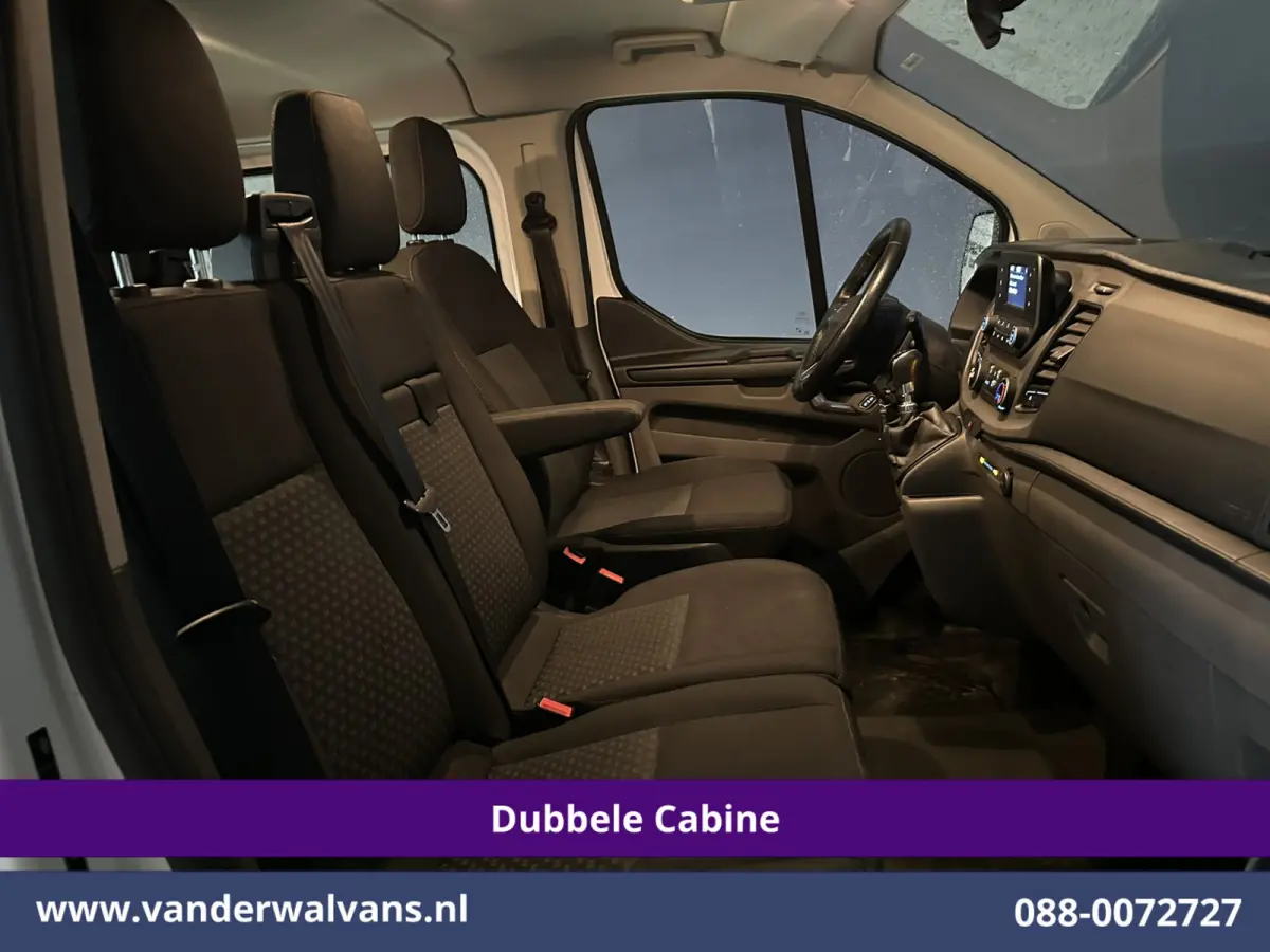 2.0 TDCI 131pk L2H1 Dubbele Cabine Euro6 Airco | 6-Zits | LED | Cruisecontrol | Parkeersensoren Achterklep, 2800kg trekvermogen