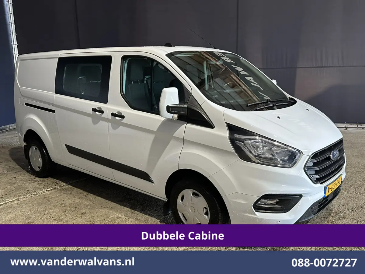 2.0 TDCI 131pk L2H1 Dubbele Cabine Euro6 Airco | 6-Zits | LED | Cruisecontrol | Parkeersensoren Achterklep, 2800kg trekvermogen