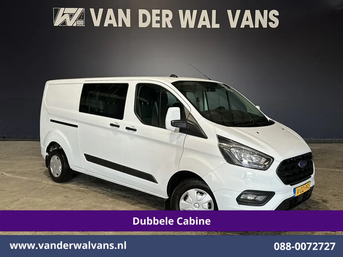 2.0 TDCI 131pk L2H1 Dubbele Cabine Euro6 Airco | 6-Zits | LED | Cruisecontrol | Parkeersensoren Achterklep, 2800kg trekvermogen