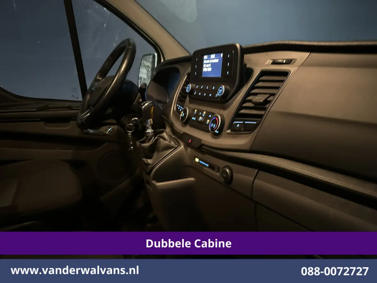 2.0 TDCI 131pk L2H1 Dubbele Cabine Euro6 Airco | 6-Zits | LED | Cruisecontrol | Parkeersensoren Achterklep, 2800kg trekvermogen
