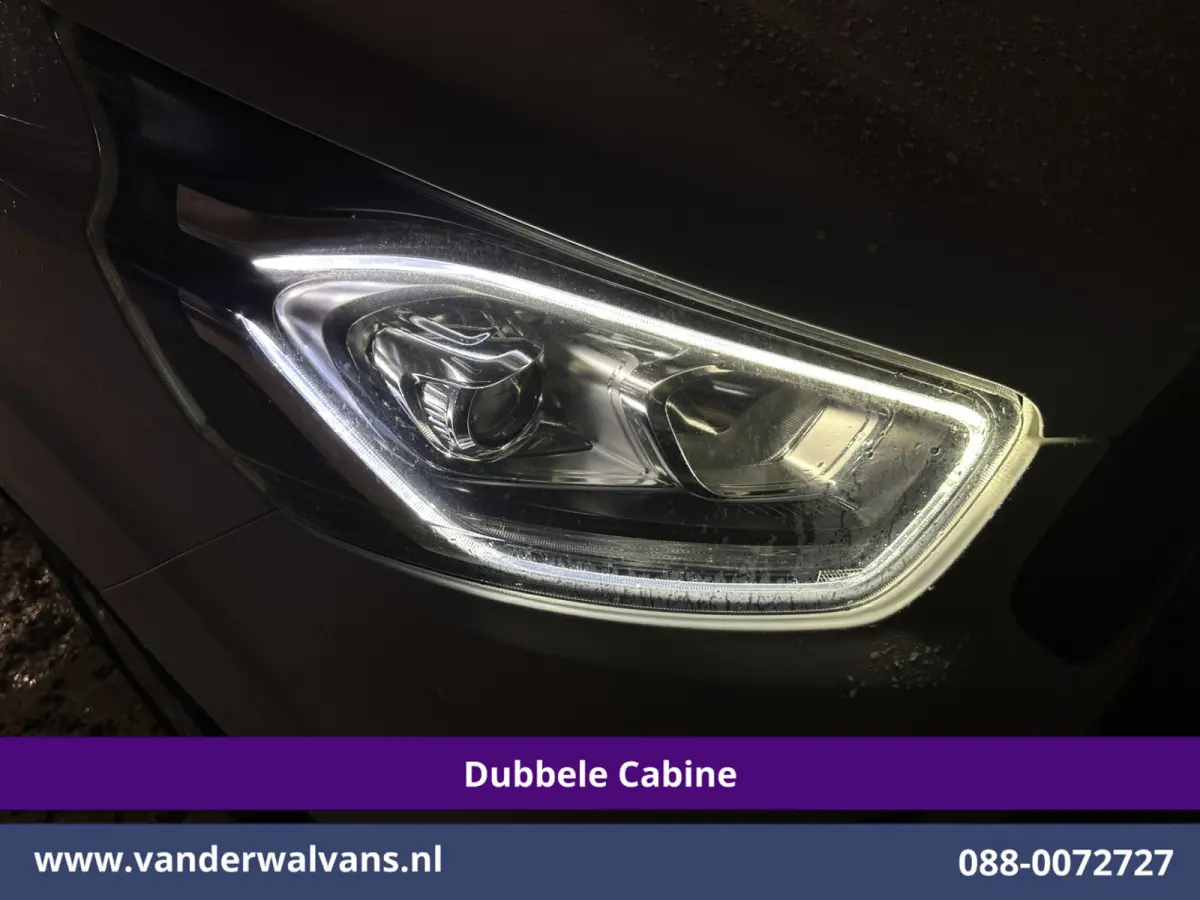 2.0 TDCI 131pk L2H1 Dubbele Cabine Euro6 Airco | 6-Zits | LED | Cruisecontrol | Parkeersensoren Achterklep, 2800kg trekvermogen