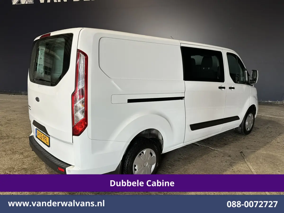 2.0 TDCI 131pk L2H1 Dubbele Cabine Euro6 Airco | 6-Zits | LED | Cruisecontrol | Parkeersensoren Achterklep, 2800kg trekvermogen