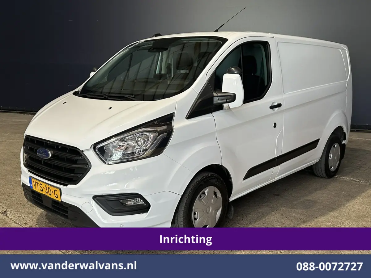 2.0 TDCI L1H1 Inrichting Euro6 Airco | Camera | LED | Cruisecontrol | Stoelverwarming | 2500kg Trekhaak Verwarmde voorruit, Parkeersensoren, Bijrijdersbank