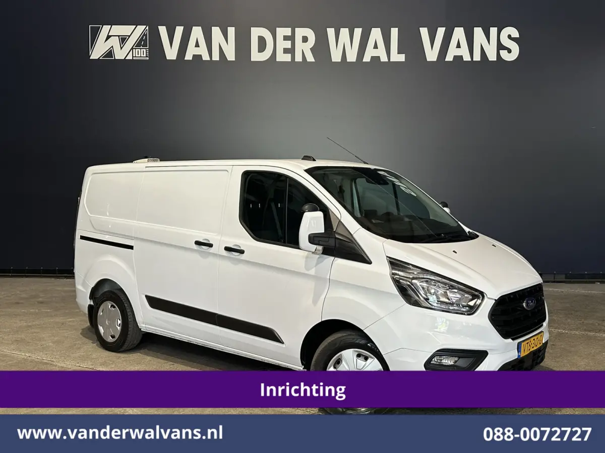 2.0 TDCI L1H1 Inrichting Euro6 Airco | Camera | LED | Cruisecontrol | Stoelverwarming | 2500kg Trekhaak Verwarmde voorruit, Parkeersensoren, Bijrijdersbank
