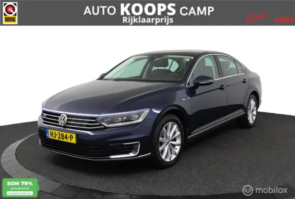 Sedan 1.4 TSI GTE Highline 218 PK Plug-in hybride | 78,7% SOH | Elec. stoelen met verwarming | Trekhaak afneembaar | Adaptieve cruise controle | PDC | 17LMV | DEALER-STAAT